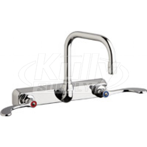 Chicago W8W-DB6AE35-317AB Hot and Cold Water Washboard Sink Faucet