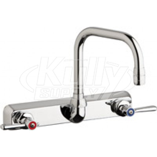 Chicago W8W-DB6AE35-369AB Hot and Cold Water Washboard Sink Faucet