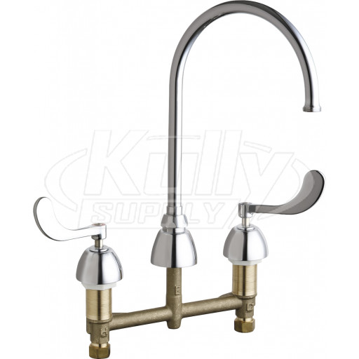 Chicago 201-AGN8AFC317ABCP E-Cast Concealed Kitchen Sink Faucet