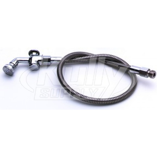 T&S Brass B-0101-A Pre-Rinse Spray Valve W/ Flexible Stainless Steel Hose