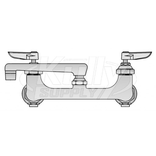 T&S Brass B-0234-BST Double Pantry Faucet