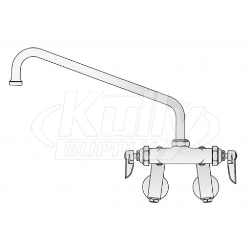 T&S Brass B-0241 Double Pantry Faucet