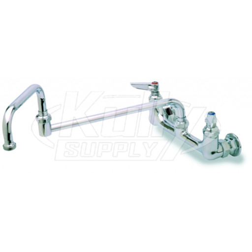 T&S Brass B-0266-BST Double Pantry Faucet