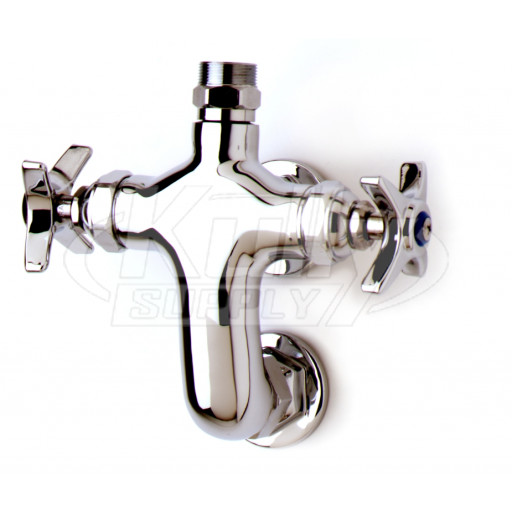 T&S Brass B-0316-LN Wall Mount Swivel Base Faucet