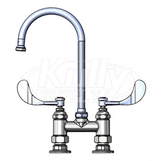 T&S Brass B-0325-WH4 Double Pantry Faucet