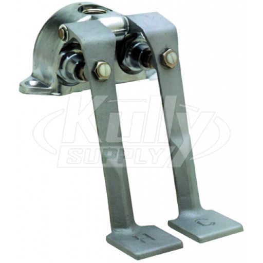 T&S Brass B-0505 Double Pedal Valve