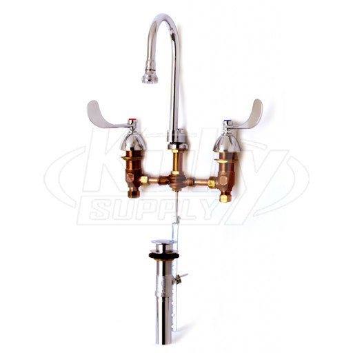 T&S Brass B-0868-04 Medical Lavatory Faucet w/ Pop-Up