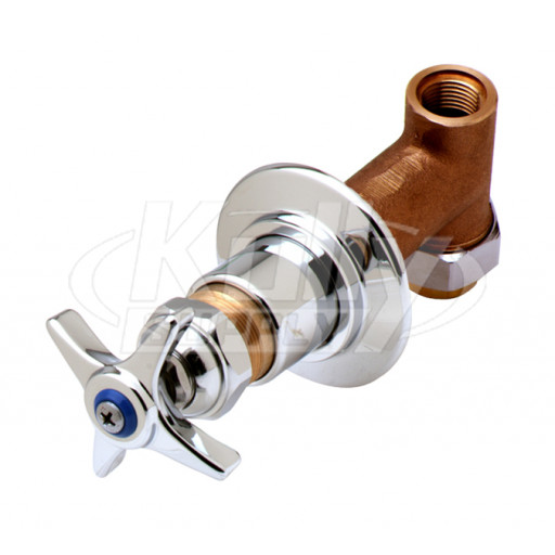 T&S Brass B-1025-UCP Concealed Straight Valve