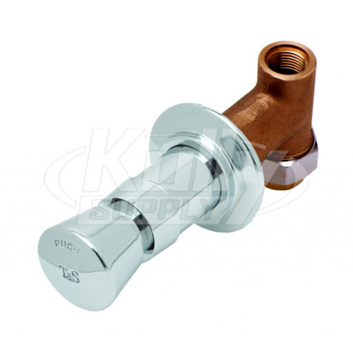 T&S Brass B-1029-UCP Concealed Straight Valve