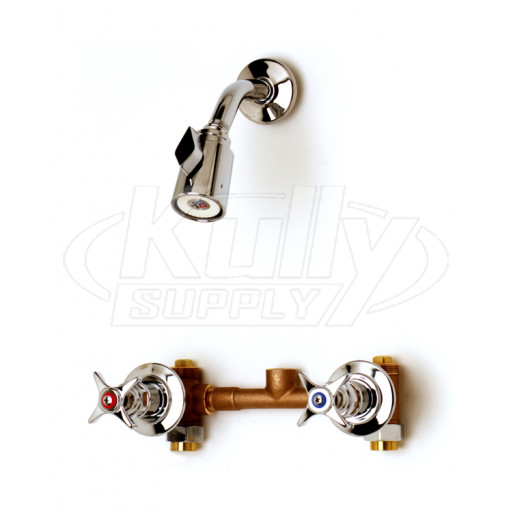 T&S Brass B-1060 Mixing Valve with Adjustable Shower Head