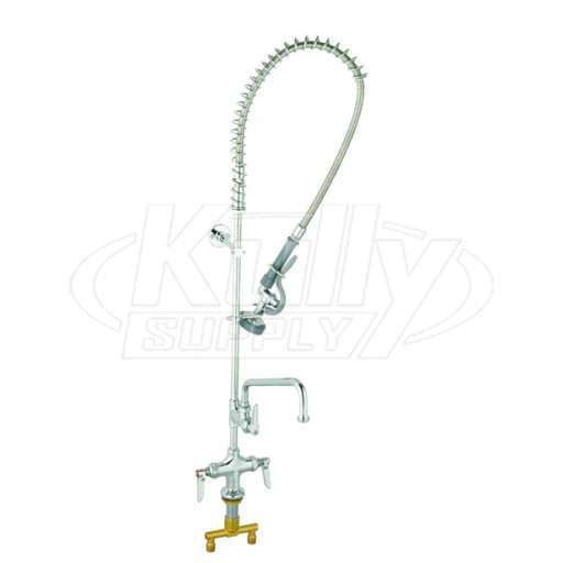 T&S Brass B-2338 4" Single Hole Pre-Rinse Unit