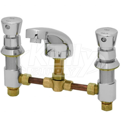 T&S Brass B-2823-02 Deck Mounted 0.5 GPM Metering Faucet