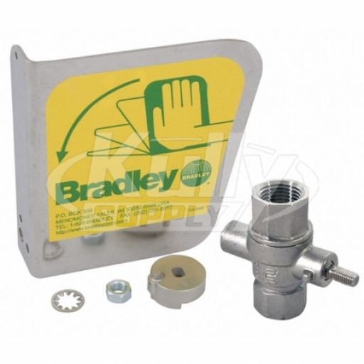 Bradley S30-109 Stainless steel eyewash handle with 1/2"