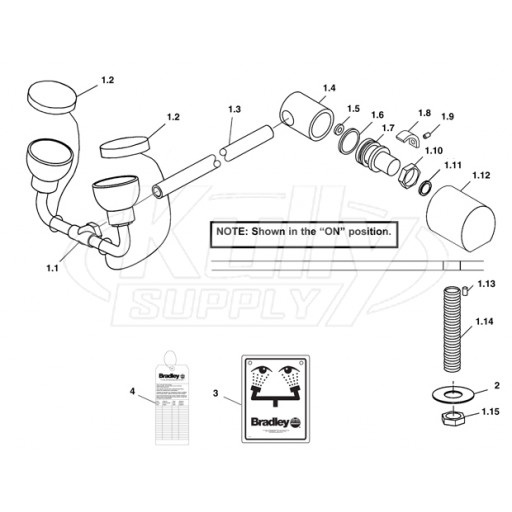 Bradley S19-270JD & S19-270JW Parts Breakdown