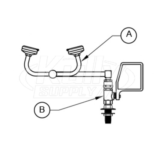 Deck Mount Eye/Face Wash