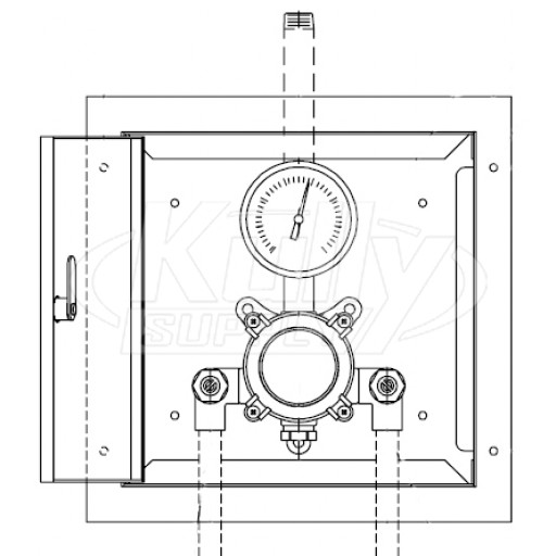 Guardian G3607 Thermostatic Mixing Valve (for Eyewashes) (Discontinued)