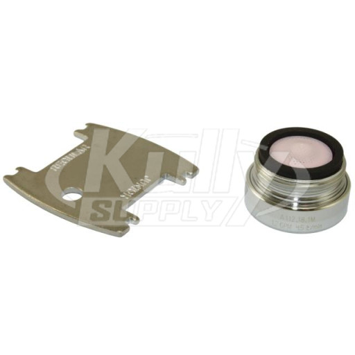 1.2 Gpm Vr Aerator, 13/16-27Un Male Threads, Vr Key