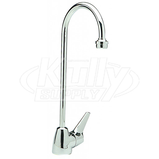 Elkay LKDVR208513 Single Hole, Single Lever Hospitality Faucet -Vandal Resistant 