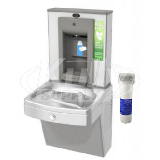 Oasis PGVF8EBF Filtered Vandal-Resistant Drinking Fountain with Bottle Filler