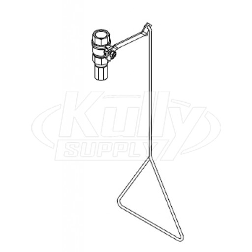 Bradley S19-130SS Corrosion-Resistant Stainless Steel Drench Shower