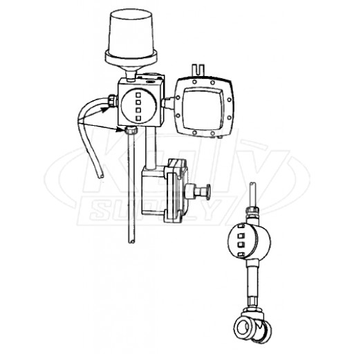 Bradley S19-320EXP120 Explosion-Proof Flow Switch Alarm & Light System 120V