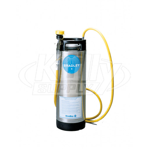 Bradley S19-670 Portable Pressurized Eyewash 5 Gallon (with Drench Hose)