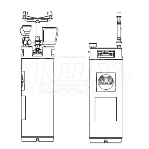 Bradley S19-671 Portable Pressurized Tank 5 Gallon (with Eyewash)