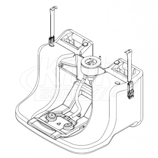 Bradley S65-335 Portable Pedestal Base