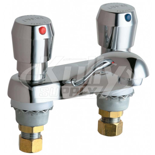 Chicago 802-665ABCP E-Cast Lavatory Metering Faucet