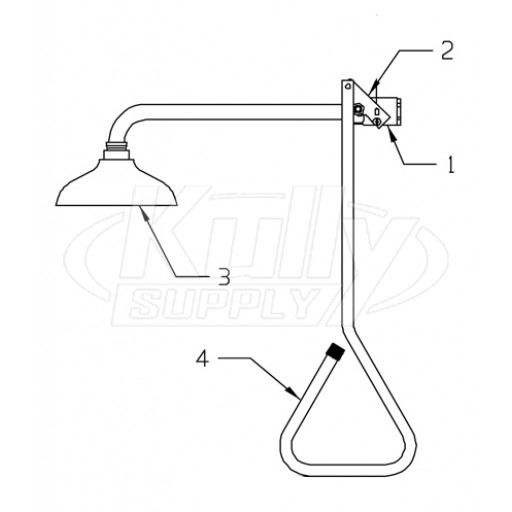 Speakman SE-227-SS Shower Parts Breakdown
