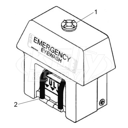 Speakman SE-4000 Portable Eyewash Parts Breakdown