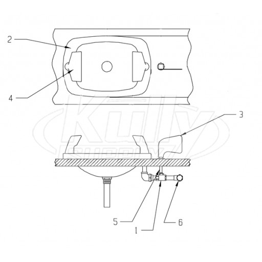 Speakman SE-460 Eye/Face Wash Parts Breakdown