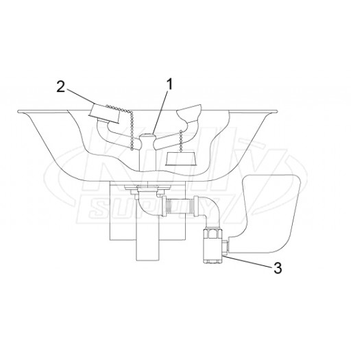 Speakman SE-490-SS Eye/Face Wash Parts Breakdown