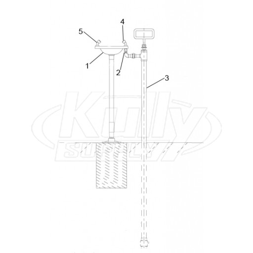 Speakman SE-555 Eyewash Parts Breakdown