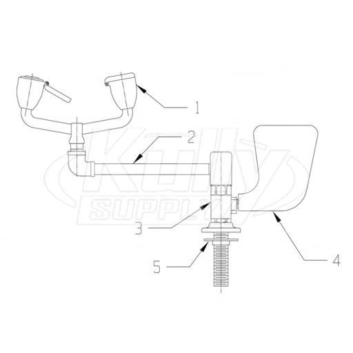 Speakman SE-572 Eyewash Parts Breakdown