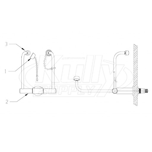 Speakman SE-577-SD Eyewash Parts Breakdown