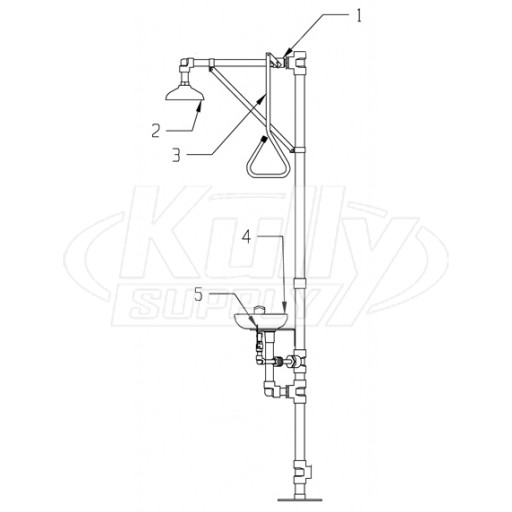 Speakman SE-690-PVC Combo Parts Breakdown