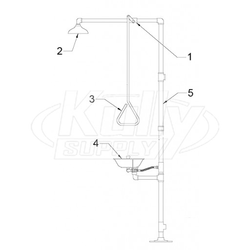 Speakman SE-693-ADA Combo Parts Breakdown