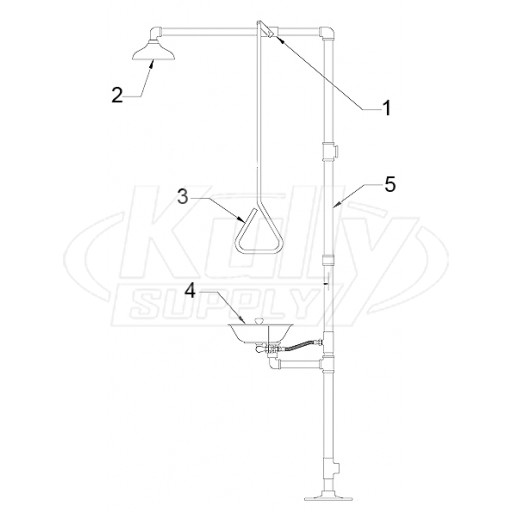 Speakman SE-695-ADA Combo Parts Breakdown