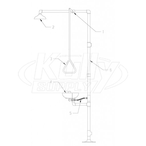 Speakman SE-697-ADA Combo Parts Breakdown