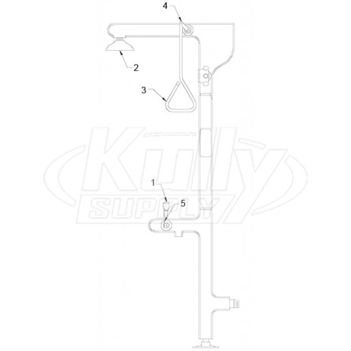 Speakman SE-7000 Heat-Traced Unit Parts Breakdown