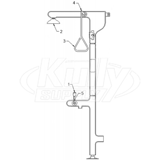 Speakman SE-7001 Heat-Traced Unit Parts Breakdown 