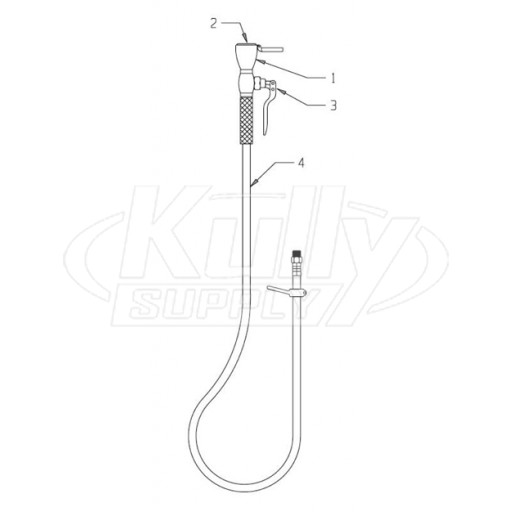 Speakman SE-920 Drench Hose Parts Breakdown