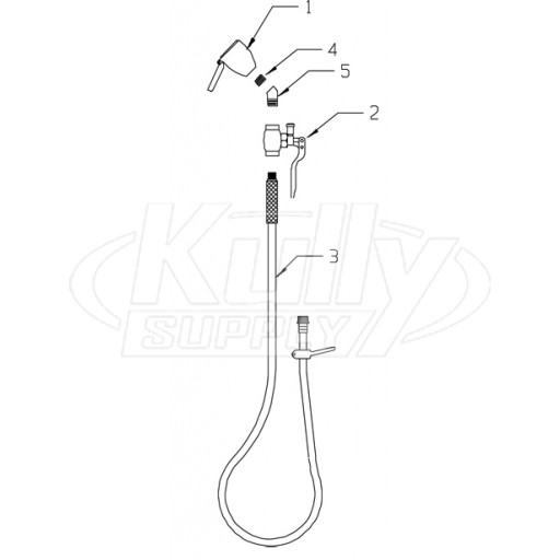 Speakman SE-926 Drench Hose Parts Breakdown