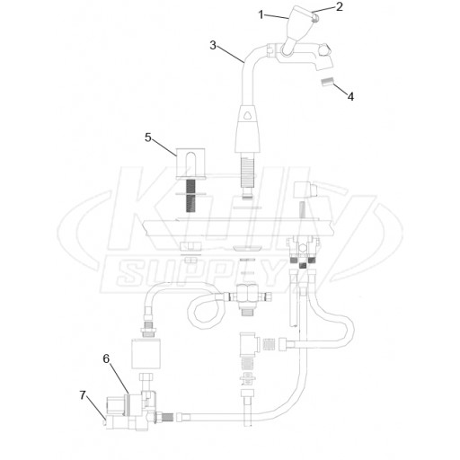 Speakman SEF-1810 Faucet Eyewash Parts Breakdown