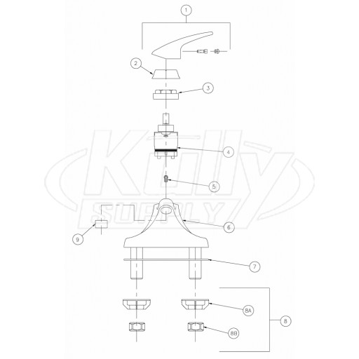 Zurn Z81000-XL Parts Breakdown