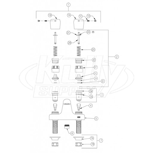 Zurn Z86500 Parts Breakdown 