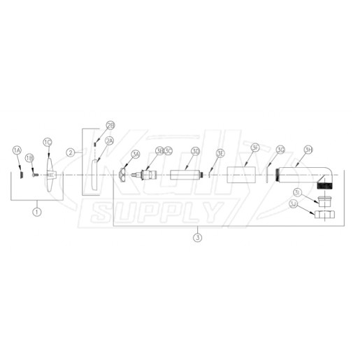 Zurn Z87302 Shower Valve Parts Breakdown 