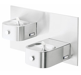 Elkay EDFP217C NON-REFRIGERATED In-Wall Dual Drinking Fountain