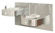 Haws 1117L Barrier-Free Bi-Level NON-REFRIGERATED Drinking Fountain